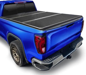 MOSTPLUS Soft Quad FOLD Truck Bed Tonneau Coverdesigned specifically for Dodge Ram 1500 Fleetside trucks with a 5.8-foot bed (69.6 inches)