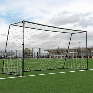 QuickPlay GS Galvanized Steel Soccer Goal - Heavy-Duty, Metal Goals  12x6