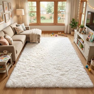 10x13 Large Fluffy Area Rug for Living Room Washable Soft Carpet