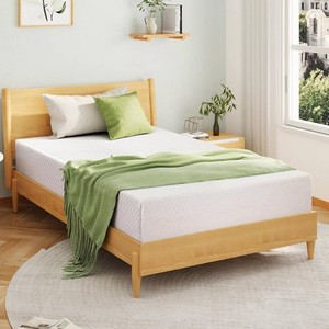 EGOHOME Full Size Memory Foam Mattress 14 Inch, Green Tea, Medium Firm  Bed Mattress