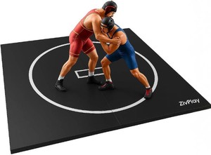 Zivplay Wrestling Mat for Home 10x10 Feet MMA Mat for BJJ Jiu Jitsu Judo Grappling