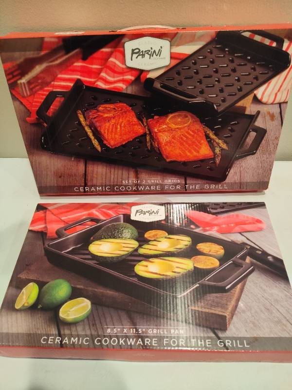 Parini Grill Grids & Grill Pan New in Box