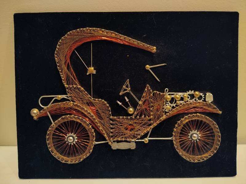 Wire Metal Car String Art