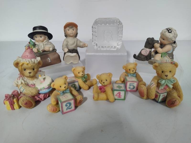 Birthday Bear & Porcelain Figurines