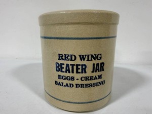 Red Wing Beater Jar - Brandon, MN 125th Anniversary Commemorative Pottery Jar