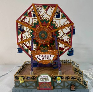 Holiday Village Victorian Flyer Ferris Wheel with Lights and Sound