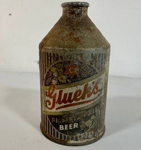Vintage Glueks Pilsener Pale Beer Can