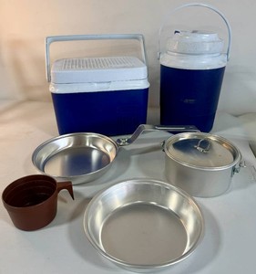 Rubbermaid Cooler, Water Pitcher & Open Country Campware