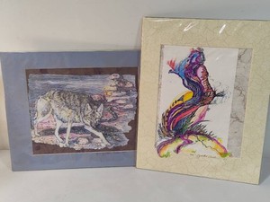 Two SignedNumbered Art Pieces by Cynthia Coelen