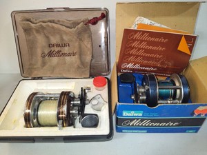 Two Daiwa Millionaire Fishing Reels