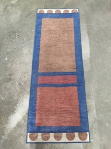Ruggable Runner - Justina Blakeney Nina Indigo & Rust Rug - Jungalow Collection