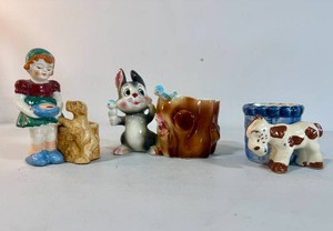 Occupied Japan Ceramic Small Planters