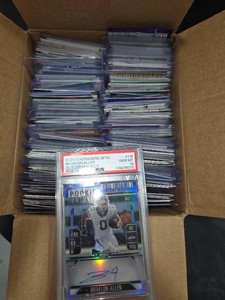 Box of Sports Cards