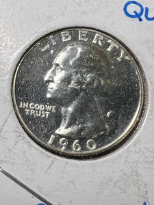 1960 US PROOF WASHINGTON QUARTER
