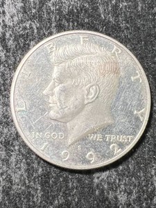1992-S US PROOF SILVER KENNEDY HALF DOLLAR
