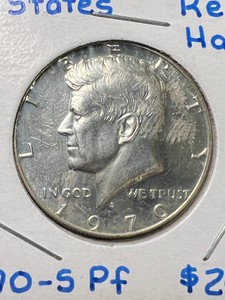 1970-S US PROOF SILVER KENNEDY HALF DOLLAR