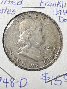 1948-D US FRANKLIN HALF DOLLAR
