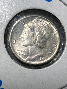 1945-S US MERCURY DIME BU