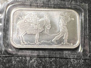 1 TROY OZ .999 FINE SILVER SILVERTOWNE BAR SEALED