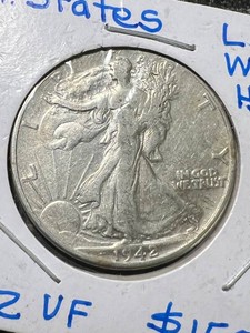 1942 US WALKING LIBERTY HALF DOLLAR