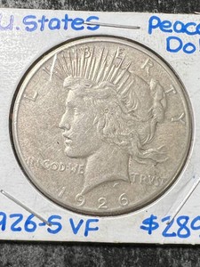 1926-S US PEACE SILVER DOLLAR