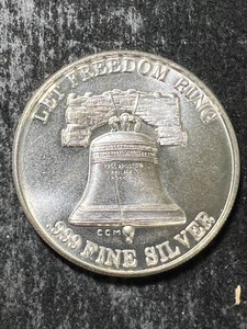 1 TROY OZ .999 FINE SILVER TRADE UNIT ROUND