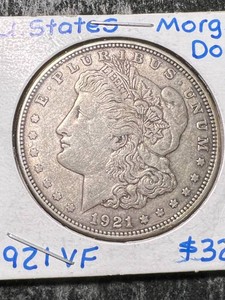 1921 US MORGAN SILVER DOLLAR