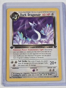1st Edition Pokemon Dark Dragonair 3382
