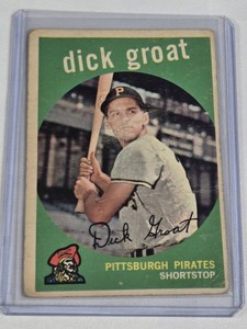 Dick Groat 1959 Topps #160 - Pittsburgh Pirates Vintage Baseball Card
