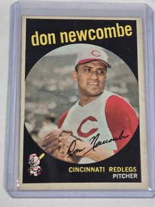 Don Newcombe 1959 Topps #312 - Cincinnati Redlegs Vintage Baseball Card