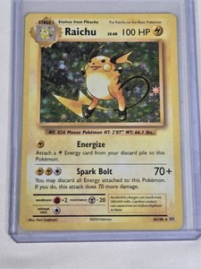 Raichu 2016 Pokemon Holo #36108