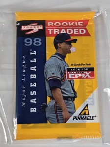 Unopened Pack of 1998 Score Pinnacle Baseball Cards