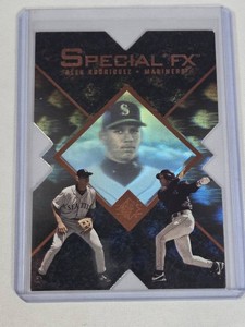 Alex Rodriguez Tough Insert 1997 SPx Special FX Die-Cut Foil #47 - Seattle Mariners Baseball Card