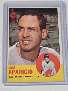 Luis Aparicio 1963 Topps #205 - Baltimore Orioles Vintage Baseball Card
