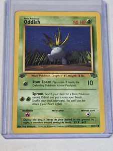 Oddish 1999 Pokemon 5864 1st Edition Card