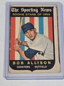 Bob Allison Rookie 1959 Topps #116 - Washington Senators Vintage Baseball Card