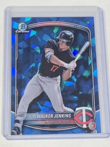 Walker Jenkins Rookie 2025 Bowman Chrome Sapphire #BDC-159 - Minnesota Twins Baseball Card
