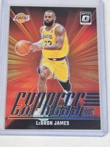 LeBron James 2024-25 Donruss Optic Express Lane Refractor Prizm #2 - Los Angeles Lakers Basketball Card