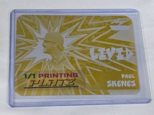 Paul Skenes 2024 Leaf Vivid Printing Plate 1 of 1 - Baseball Card