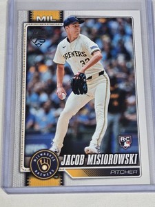 Jacob Misiorowski Rookie 2026 Topps #10 - Milwaukee Brewers Baseball Card