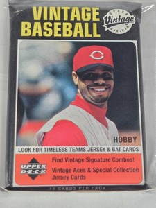 Unopened Pack of 2002 Upper Deck Vintage Baseball Cards