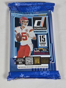 Unopened Pack of 2025 Panini Donruss Football Cards - Downtown Chase