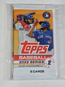 Unopened Pack of 2022 Topps Series 2 Baseball Cards