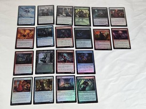 Lot of 20 Magic The Gathering Foil Cards including Ghoulish Procession, Drownyard Amalgam, Festival Crasher, Waldriifter, Packs Betrayal, Geistwave