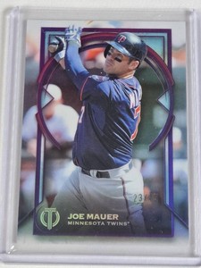 Joe Mauer 2026 Topps Tribute Refractor Numbered 2375 - Minnesota Twins Baseball Card