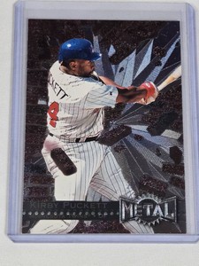 Kirby Puckett 1996 Fleer Metal Universe #80 - Minnesota Twins Baseball Card