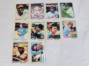 Lot of 10 Vintage 1978 Baseball Stars Cards Featuring Jim Rice, Ron Guidry, Joe Morgan, and More - Includes All-Star and Team Cards