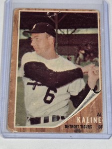 Al Kaline 1962 Topps #150 - Detroit Tigers Vintage Baseball Card