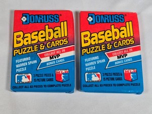 Lot of 2 Unopened Packs of 1990 Donruss Baseball Cards - Possible Griffey RC