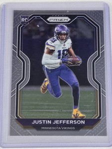 Justin Jefferson Rookie 2020 Panini Prizm #398 - Minnesota Vikings Football Card